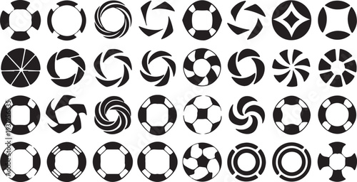 Football ball vector icon set. Soccer balls icons. soccer ball icons, football or soccer ball icon set in different styles, football simple black style, Vector illustration eps 10.