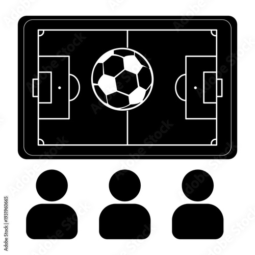 Icon of a man with a broken arm tied in a cast vector illustration