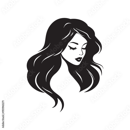 woman with long hair
