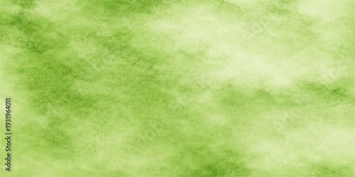 An abstract green grunge background with textured brown paper patterns and an aged parchment surface design provides an antique blank material for retro wallpaper or vintage art illustrations