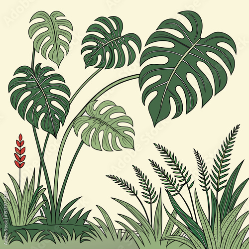 Tropical Herbal Plants Bundle