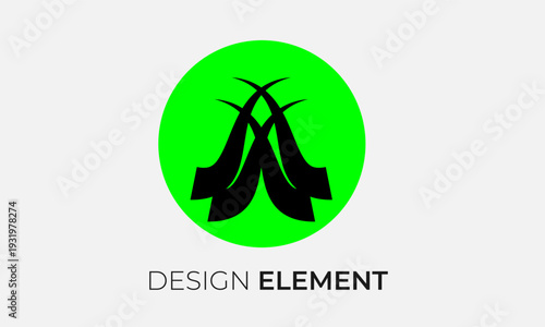 Contemporary Abstract Logo Concept Creative Geometric Mark for Corporate and Startup Branding