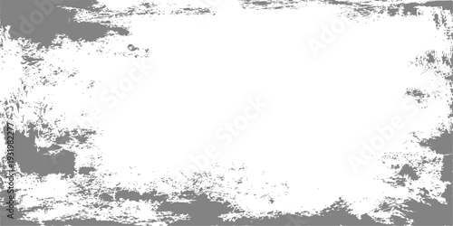 Wallpaper Mural gray and white distressed grunge texture background with weathered border and grainy vintage paint splatter effects Torontodigital.ca
