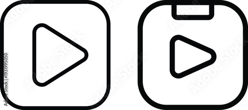 Clapper board icon set. Open and closed movie clapper. Vector EPS 10, Photo and video icon set. Icons of photography, image, photo gallery, video camera and photo camera. Diaphragm icon. image, video