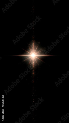 Light leaks Lens flare holographic effect vertical background. Texture of retro film overly, image with scratch, dust and lights