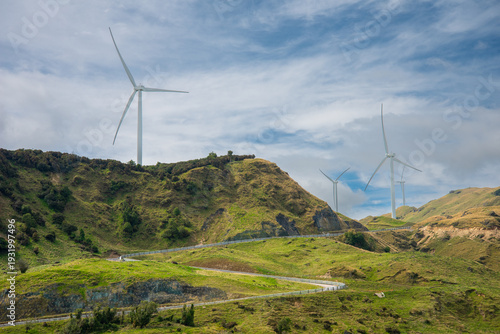 Wind farm in New Zealand