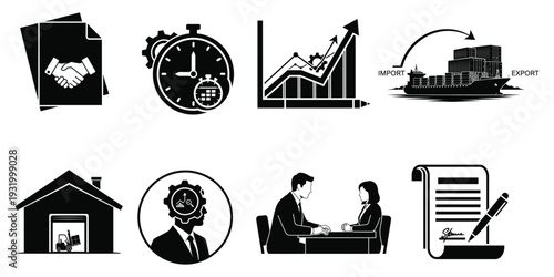Business and finance icons