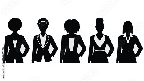Children Students Group Silhouette Vector Kids Standing School Children Illustration Youth Group Design EPS Classroom Students Young People Educational Setting