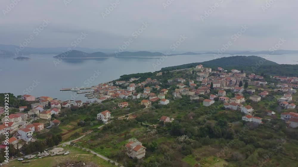 custom made wallpaper toronto digitalAerial drone video of Vrgada island on adriatic coast. Croatia