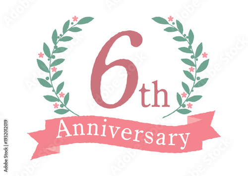 月桂樹のかわいい6周年アイコン