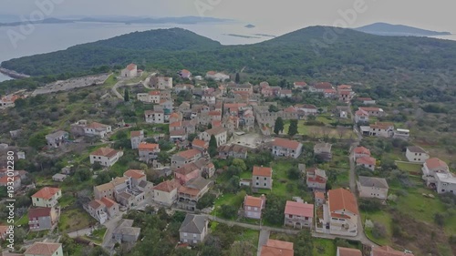 Wallpaper Mural Aerial drone video of Vrgada island on adriatic coast. Croatia Torontodigital.ca