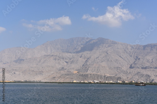 Wallpaper Mural Persian Gulf, Strait of Hormuz, which connects with the Arabian Sea and the Indian Ocean, Coast of the United Arab Emirates, Middle East. Torontodigital.ca