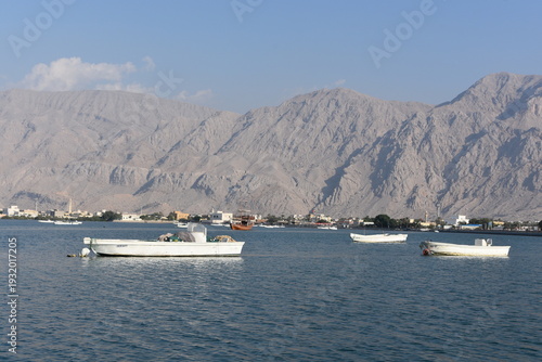 Wallpaper Mural Persian Gulf, Strait of Hormuz, which connects with the Arabian Sea and the Indian Ocean, Coast of the United Arab Emirates, Middle East. Torontodigital.ca