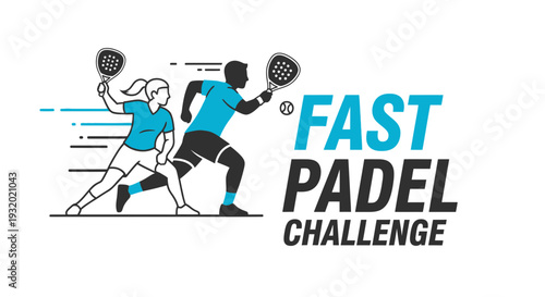 Dynamic Padel Competition Depicting Action, Speed, And The Thrill Of The Game
