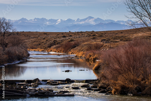 Foto Big Thompson River as it flows through Loveland, CO