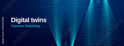 Business Abstract background finance with business intelligence fintech blue background for technology blue digital. Technology geometric minimal with lines waves mesh for modern line grid.