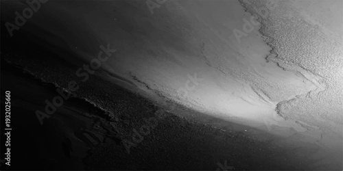 A dark abstract background of black and white texture featuring a storm of smoke and mist swirling like clouds against a night sky