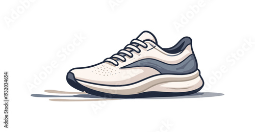 Runners' Silhouette Simplicity. Runn ingshoe silhouette in calm slightthreequ arterv ari ati onwhile ma int ain ingsidepr ofilecl