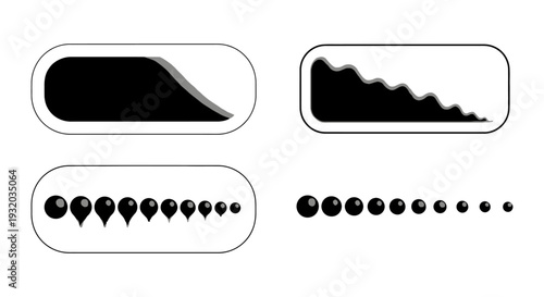 modern vector progress bar and loading indicator icons for ui ux design illustrating digital data loading and status.