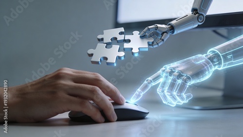 AI Coding Assistants & DevOps Agents - Human Hand Robot Hand Ass