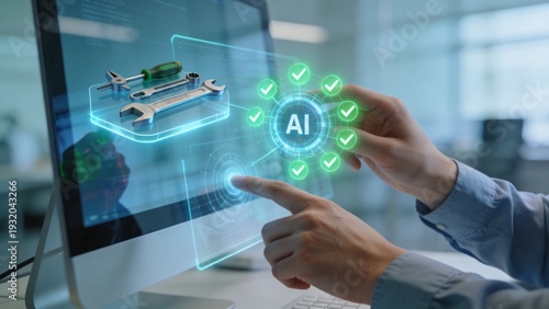 AI Customer Success & Sales Agents - Hands Glass AI System Check