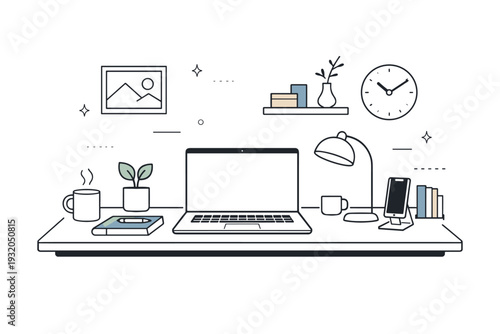 Understated premium aesthetics. A refined workspace with minimal objects arranged thoughtfully, calm luxury mood. Clean surfaces and subtle details suggest