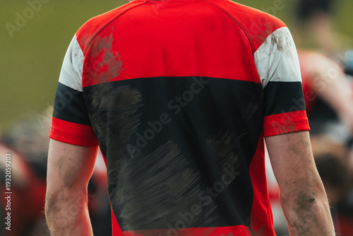 Foto Rugby player team match shirt