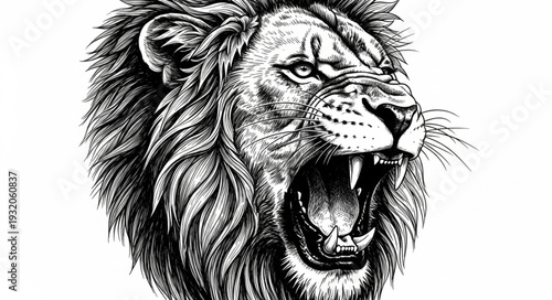 lion head vector