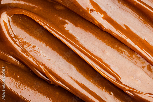 Smooth texture of rich salted caramel