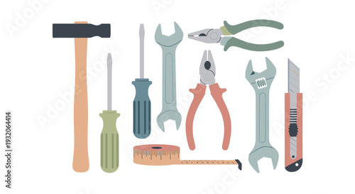Various hand tools for home renovation, repair, and construction projects are essential for every handyman and professional worker.