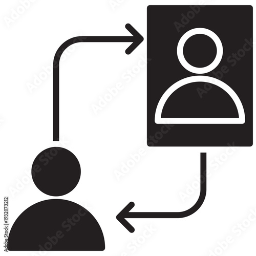 Reflection Solid Icon