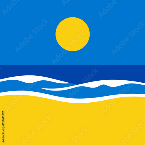 Día soleado en la playa