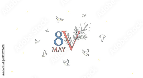 International Womens Day 8 March Illustration.