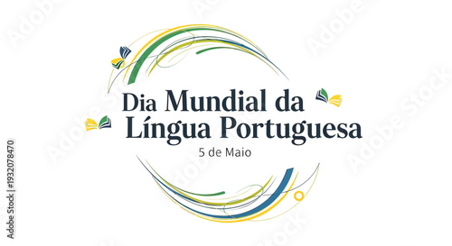 Portuguese Language Day Celebration Design Elements.