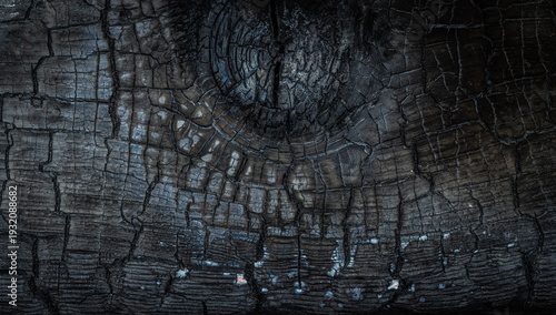  Black charred and scorched wood background
