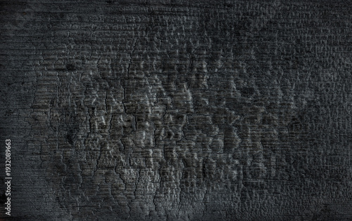  Black charred and scorched wood background
