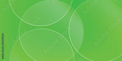 Modern green abstract background with round elements Digital technology concept. Plug-in vector illustration for real advertising