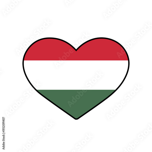 Heart with the hungary flag
Vector heart with the flag on a white background Free Download Heart with the hungary flag
Vector heart with the flag on a white background - GFXLoad