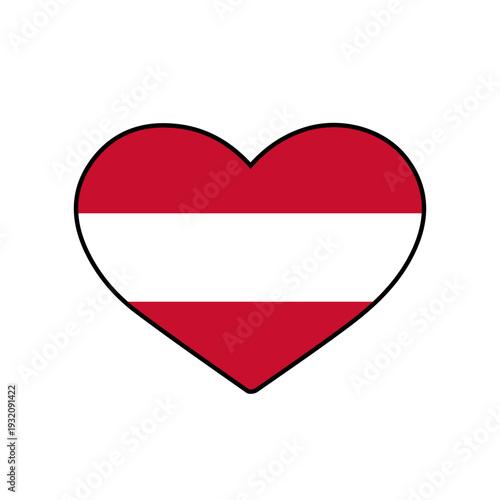Heart with the Austria flag
Vector heart with the flag on a white background Free Download Heart with the Austria flag
Vector heart with the flag on a white background - GFXLoad