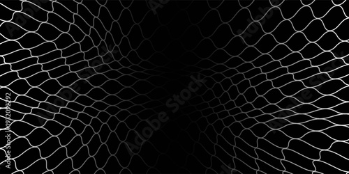 Mesh texture for fishing nets. Seamless pattern for sportswear or soccer goal, volleyball net, basketball hoop, hockey, athletics. Abstract net background for sports. vector illustration