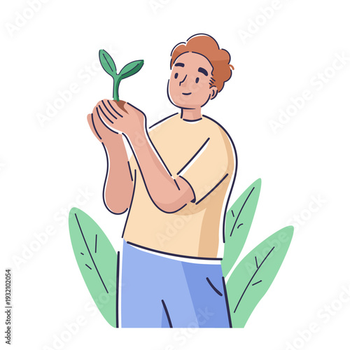 Plant Seedling Care Concept