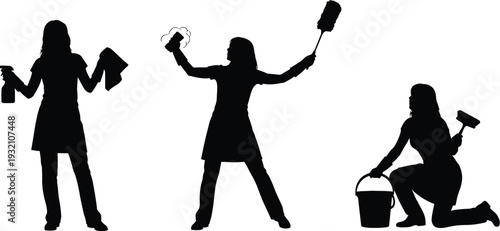 silhouettes of girls