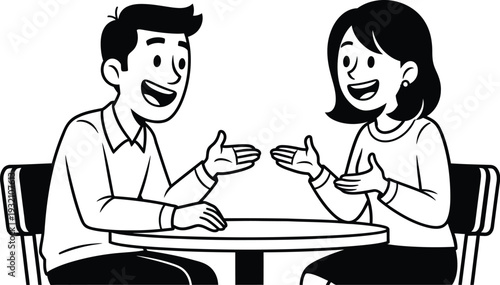 couple in restaurant