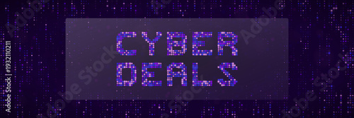 Cyber Deals Banner for Gaming Hardware and Esports Tech Sales Event