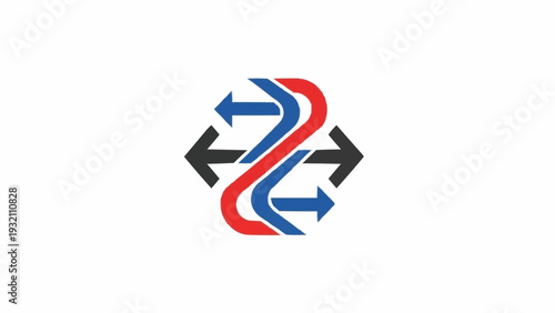 Arrows in a circular motion symbol.