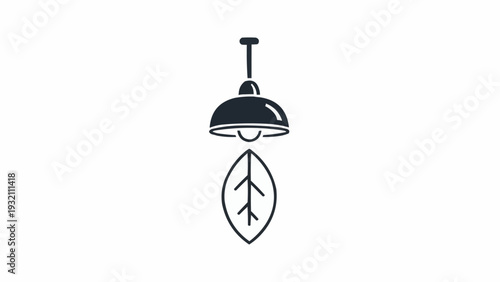 Simple Black Light Fixture Design.