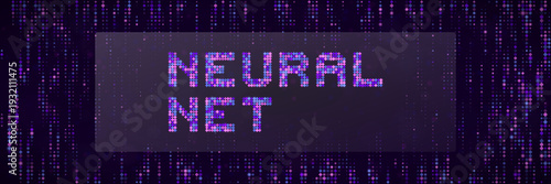 Neural Net Digital Matrix Background for Deep Learning and AI Research