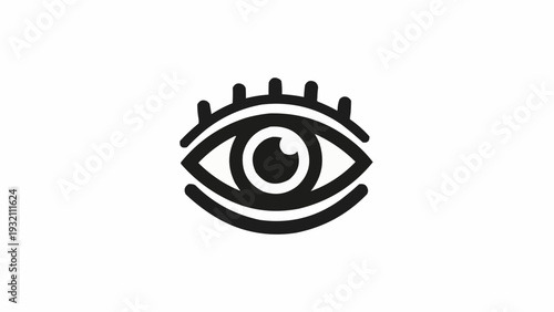 Detailed illustration of a human eye.