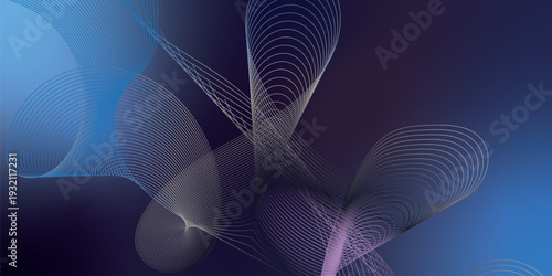 Moody dark gradient backdrop with grainy noise texture in black  Lavender and navy blue shades, luminous vibrant highlights, ideal for header, poster, banner, wallpaper design