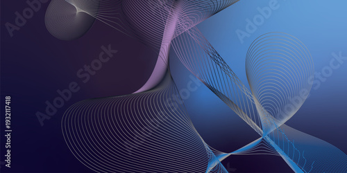 Moody dark gradient backdrop with grainy noise texture in black  Lavender and navy blue shades, luminous vibrant highlights, ideal for header, poster, banner, wallpaper design